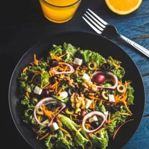 Seasonal grain bowl with roasted vegetables at Solara Kitchen, Perth